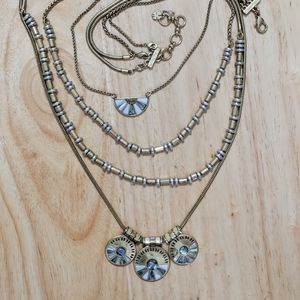 Lucky Brand Multi Strand Mother of Pearl Necklace